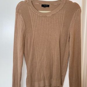 New Look Camel Knit Top